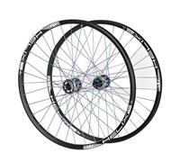 Set di ruote per mountain bike, Set di ruote per mountain bike da 26, 27, 5 e 29 pollici, con sgancio rapido anteriore, 2 posteriori, 4 cuscinetti, mozzo a 32 fori, set di ruote in alluminio con fren