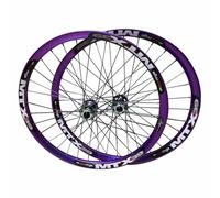 Set di Ruote per Mountain Bike, Set di Ruote per Mountain Bike da 26/27,5 Pollici, Ruota Anteriore e Posteriore, 6 bulloni, Freno a Disco, Cerchio in Lega di Alluminio a sgancio rapido, 2 5