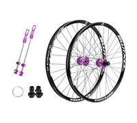 Set di ruote per mountain bike, Set di ruote per mountain bike QR 26 27 5 cerchi in lega di alluminio a doppio strato, freno a disco anteriore 2 posteriori 4 mozzi con cuscinetti AM Offroad per casse