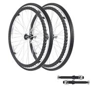 Set di ruote posteriori di ricambio per sedie a ro 2 pezzi 24", mozzo in lega di alluminio e poliuretano antiforatura antiscivolo, accessori for sedia a rotelle(Black)