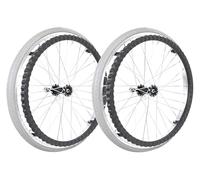 Set di ruote posteriori di ricambio per sedie a ro Ruote for sedia da 24 pollici, set di 2, ruote posteriori for sedia a rotelle in poliuretano pieno, ruote girevoli for sedia a rotelle con mozzo in l