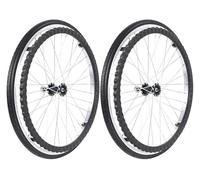 Set di ruote posteriori di ricambio per sedie a ro Ruote posteriori di ricambio for sedia a rotelle da 24 pollici, ruote posteriori for sedia a rotelle con pneumatici pieni antiforatura, ruote posteri