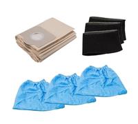 Set di sacchetti di ricambio e filtro in schiuma per aspirapolvere Einhell TC-VC 1820/TC-VC 1820 SA/TC-VC 1812 S/TC-VC 1815 Wet & Dry Aspirapolvere Accessori