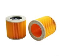 Set di sacchetti filtro di ricambio compatibili con aspirapolvere Karcher, 4 sacchetti di cotone e 2 schermi in ogni confezione