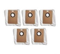 Set di sacchetti per la raccolta della polvere compatibili con Tapo RV30 Max Plus RV20 Max Plus Robot Vacuum Parti di ricambio in tessuto non tessuto, 5 pezzi