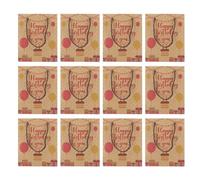 Set di Sacchetti Regalo di Compleanno 12 Pezzi 7,87x6,3x2,95 Pollici Sacchetti Regalo di Compleanno con Manico Sacchetti Regalo di Carta Buon Compleanno Sacchetti Regalo Compleanno Per Bambine(B)