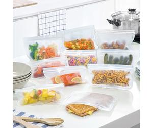 Set di Sacchetti Riutilizzabili per Alimenti Freco InnovaGoods 10 Pezzi