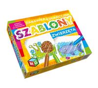 Set di sagome animali con pastelli