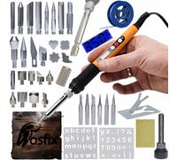 Rosfix Kit saldatore di precisione con display Rosfix Orange Rottweiler Electric S Series + 30 pezzi di legno