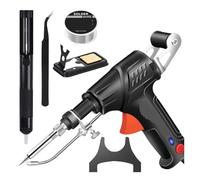 Set Di Saldatori Da 60 W, Riscaldati Internamente, For La Saldatura Laser Industriale Di Circuiti Stampati E La Riparazione Di Dispositivi Elettronici. Il Miglior Regalo(Black)
