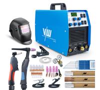SET di saldatrici TIG AC/DC con taglierina al plasma 50A,accessori,200PAnalogico
