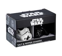 Set di sale e pepe con licenza ufficiale Disney Stormtrooper e Darth Vader di Star Wars, set in ceramica per cucina e decorazione della casa, regalo di inaugurazione della casa per gli appassionati di