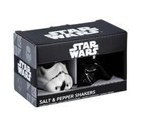 Set di sale e pepe con licenza ufficiale Disney Stormtrooper e Darth Vader di Star Wars, set in ceramica per cucina e decorazione della casa, regalo di inaugurazione della casa per gli appassionati di