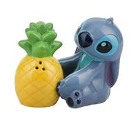 Set di sale e pepe con motivo Stitch e ananas, con licenza ufficiale Disney Lilo & Stitch, set in ceramica per cucina e decorazione della casa, regalo di inaugurazione della casa | Paladone