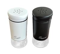 Set di sale e pepe - Dispenser di spezie a due pezzi, dispenser di condimenti, per cuochi domestici sala da pranzo tavolo da cortile colazione pranzo a buffet ristorante