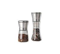 Set di saliera e pepiera da 180/300 ml con contenitore for macina spezie in acciaio inossidabile(2 PC 300ml Stainless)
