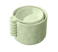 Set Di Salsa Di Immersione In Ceramica - Mini Piatti Di Condimento Con Scatola Di Stoccaggio Per Cucina, Barbecue, Funzione Di Servizio Di Snack, Del Condimento, Ideale Compatto Per Frutta