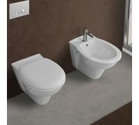 Inbagno Coppia di Sanitari Sospesi in Set Composto da WC + Bidet + Copriwc RAK Ceramiche