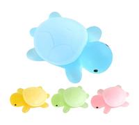 Set di sapone a forma di tartaruga per - 4 x barrette detergenti idratanti, detergente per il corpo morbido naturale | Design accattivante, cura del bagno morbido e nutriente per ragazzo