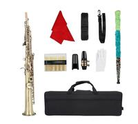 Set Di Sax Saxophone In Sib In Bronzo Rame B Bemolle Con Custodia Accessorio Per Sassofono Strumenti A Fiato Professionali (Color : Bronze)