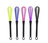 Set di Sbattiti, 5 Pezzi di Plastica per Parrucchieri da Barbiere per Capelli Color Crema Sbatti da Cucina Miscelatore a Palloncino Strumento per Frullare Veloce All'Uovo