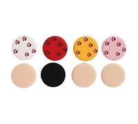 Set di Sbuffi in Polvere per Cuscini 8pcs 8pcs - Sfollata di Spugna per Trucco della Zampa di Gatto per Applicazione Impeccabile - 4 Colori per Uso Umido e Asciutto