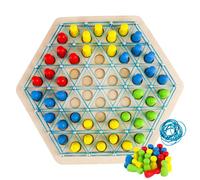 Set di scacchi a forma di triangolo a catena, gioco di trigger,Gioco da tavolo di gioco a triangolo elastico - Gioco di scacchi di sviluppo strategico per adulti e famiglia