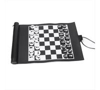 Set di scacchi Backgammon arrotolabile PU Mini gioco da tavolo portatile