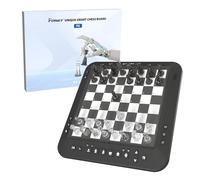 Set di scacchi elettronici, gioco di scacchi per computer, scacchiera intelligente, gioco da tavolo set di scacchi, gioco di scacchi elettronico, LED, batteria integrata, ottimo partner per giocare e
