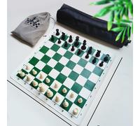 Set di Scacchi Gioco Da Tavolo Portatile Scacchiera Arrotolabile Set Da Viaggio