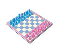 Set Di Scacchi Magnetici Da Viaggio - Scacchiera Pieghevole Portatile | Portatile 1 Pezzo Trasparente Adatto Ai Viaggi, Gioco Da Tavolo Strategico, Set Di Puzzle Per Il Pensiero Educativo, Intrattenim