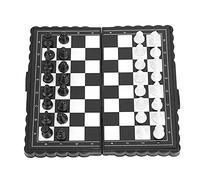 Set di Scacchi Magnetici, Mini Scacchiera da Viaggio, Gioco di Scacchi Pieghevole Portatile Gioco da Tavolo con Pezzi Magnetici per attività Familiari di Feste