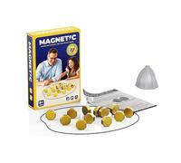 Set di scacchi magnetici, scacchi magnetici da tavolo for feste, viaggi, campeggio, strategia, gioco di scacchi magnetico con corda, giochi educativi for famiglie for bambini e adulti(Yellow A)