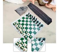 Set di scacchi portatile, set di scacchi arrotolabile, gioco da tavolo da