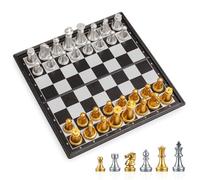 Set Di Scacchi - Set Di Scacchi Pieghevole In Legno | Gioco Del Tavolo Di Strategia Di Legno | Attività Portatile Per Giocattolo Di Pensiero Logico Interattivo Per I Principianti Di Adolescenti Perr A