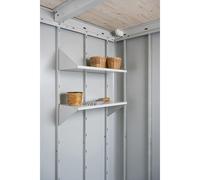 Set di scaffali per casetta da giardino Neo Biohort 4 pz Grigio - bianco