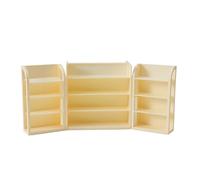 Set Di Scaffali Per Supermercato In Miniatura - Espositore Per Mobili Per Case Delle Bambole, Unità Di Stoccaggio 3 In 1 | Piccola Decorazione Di Scena Da Collezione In PP Per L'installazione Del Sogg