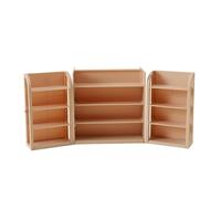 Set Di Scaffali Per Supermercato In Miniatura - Espositore Per Mobili Per Case Delle Bambole, Unità Di Stoccaggio 3 In 1 | Piccola Decorazione Di Scena Da Collezione In PP Per L'installazione Del Sogg