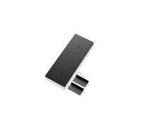 Set di Scaffali Standard Frassino Nero/Nero