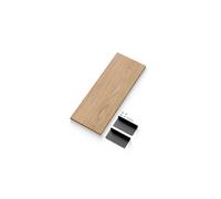 Set di Scaffali Standard Rovere/ Nero