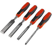 Set di scalpelli 4 misure 6, 12, 18, 24mm Set di scalpelli per legno CRV per lavorare con legno, intaglio, falegnameria, falegnameria