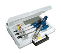 Set Di Scalpelli A Filo Obliquo E Pietra Per Olio Stanley® 6 Pezzi STA016130