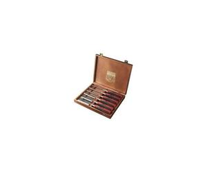 Set Di Scalpelli Bahco 424P-S6-EUR, Scatola Di Legno, 6 Pezzi