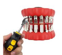 Set di scalpelli da trapano magnetici,Strumento antiscivolo ergonomico,Cacciavite antiscivolo ad alta durezza dal design carino | Per la costruzione industriale Lavorazione del legno Fonderia Mobili