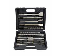 Set di scalpelli e punte da trapano SDS+ AWTOOLS, 17 pezzi.