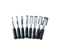 Set di scalpelli for legno da 1/8 pezzi, strumento for carpentiere piatto for intaglio a nucleo appeso for la lavorazione del 6 mm a 38(8pc set)