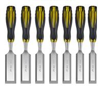 Set di scalpelli for legno Scalpello for intaglio in acciaio CRV Scalpello professionale Set di utensili manuali for intagli di base dettagliati for falegnami Sgorbie (Size : 4pcs)
