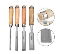 Set di scalpelli legno anticorrosione 4 pz lame in acciaio al carbonio comoda pr