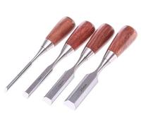 Set di scalpelli per legno 4 pezzi/set scalpelli for legno, strumenti for intagliare il legno for uso domestico con manico corto, coltelli affilati for intagliare il legno fatti a mano in acciaio inos