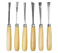 Set di scalpelli per legno 6 pezzi di scalpelli a mano professionali for intaglio del legno Set di 45 scalpelli for legno in acciaio fai da te strumenti affilati for la lavorazione del legno, ideali f